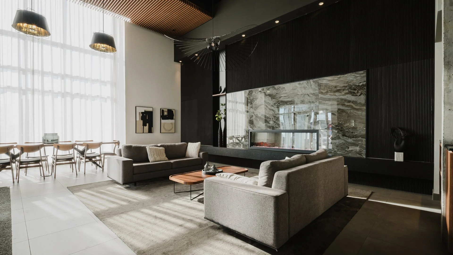 Mostra Newman condos locatifs Lasalle Montreal salon communautaire